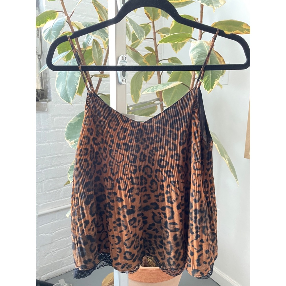 Summer Slip Top Zara Collection in animal print size S
